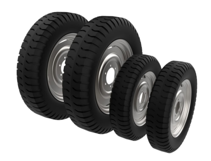 Колеса 7.50" - 12.00" 5х140 / 11.20" - 20.00" 6х180 газонный протектор тракторов SERIES TY, в сборе