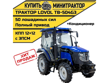 Трактор Foton Lovol TB-504 (III Gen) с кабиной + конд.
